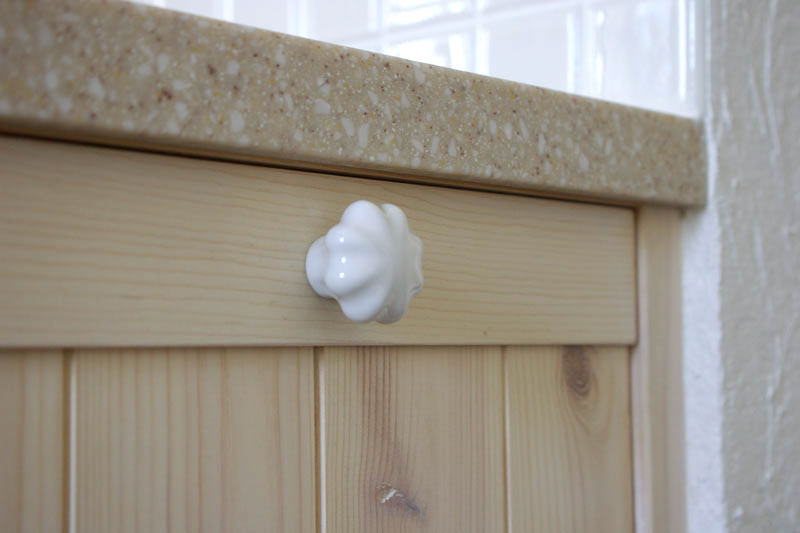 タイルデッキのあるかわいい家