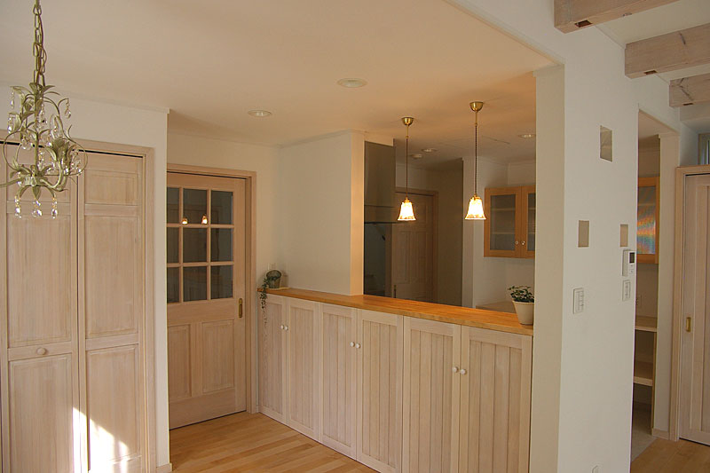 ロフト収納のあるコンパクトハウス