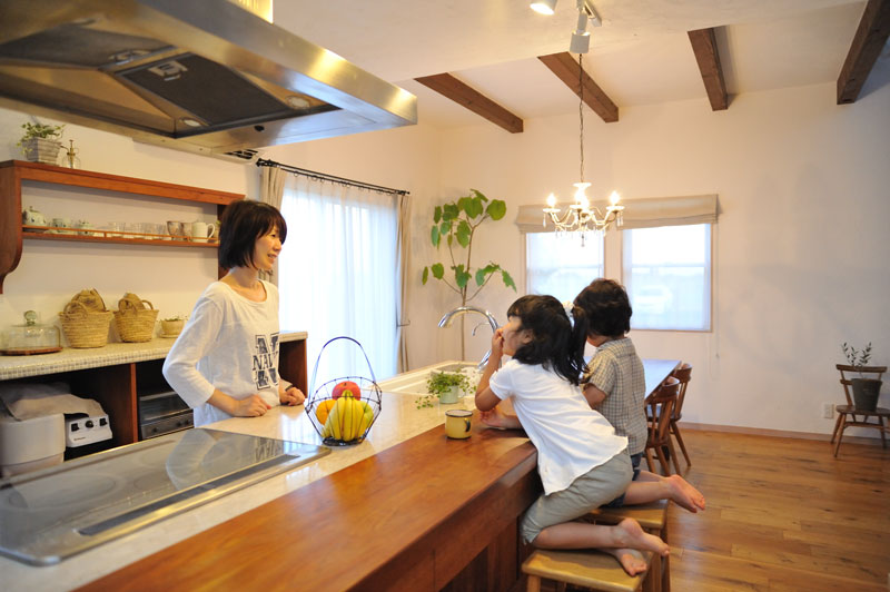 子供が伸び伸びと育つ家