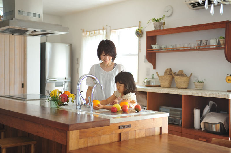 子供が伸び伸びと育つ家