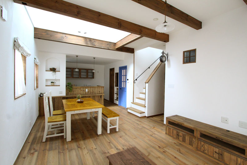 30坪とは思えない開放的な家