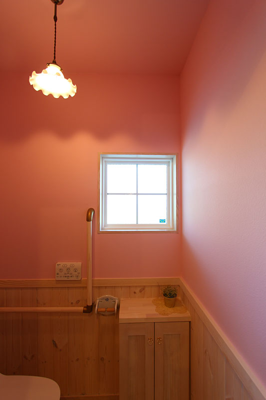 登り棒と雲梯のある家