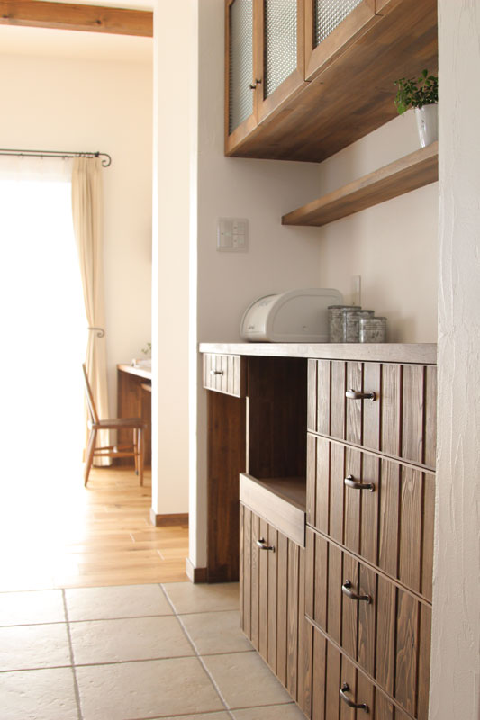 家事動線にこだわりのある家