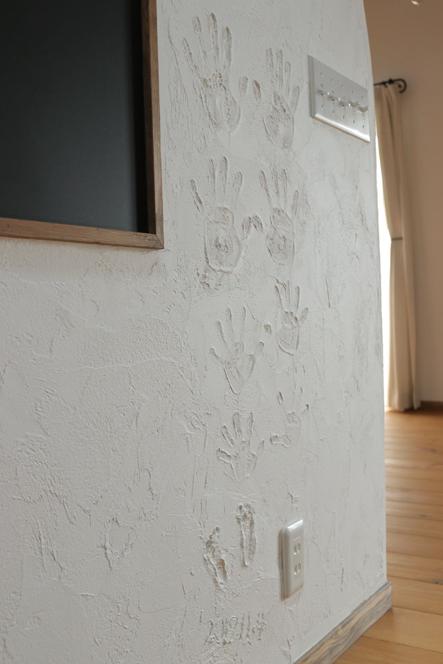 片流れの大屋根と中二階のある家