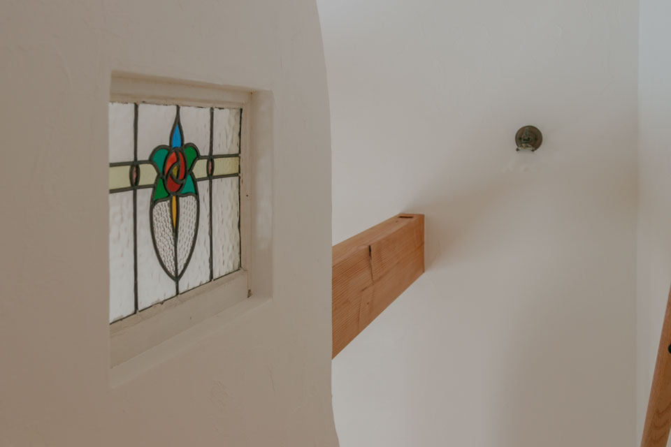 うんていとボルダリングのある家