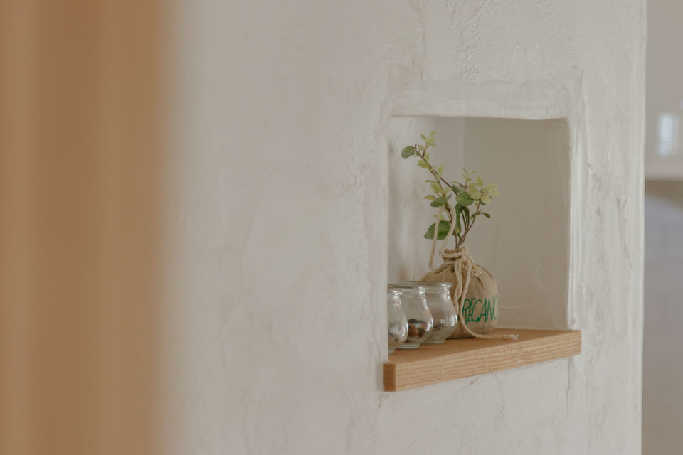 うんていとボルダリングのある家