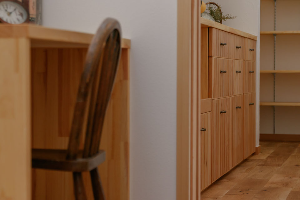 うんていとボルダリングのある家