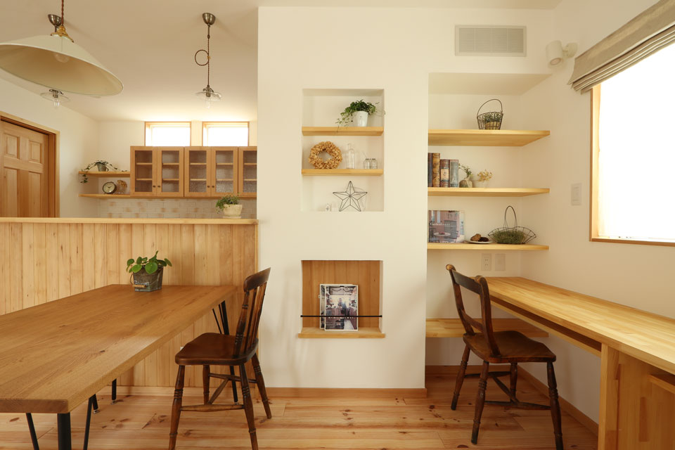 雑貨を飾るのが楽しくなる家