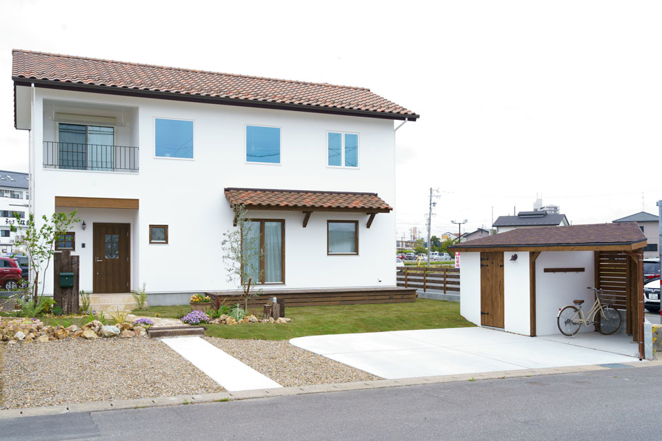 ガーデンシェッドの似合う家