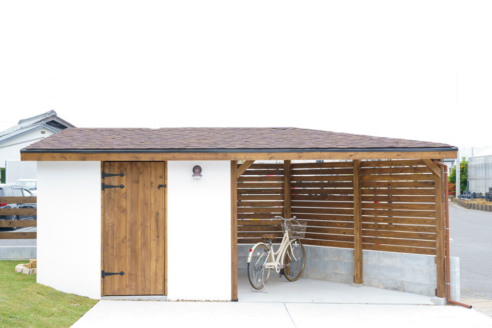 ガーデンシェッドの似合う家