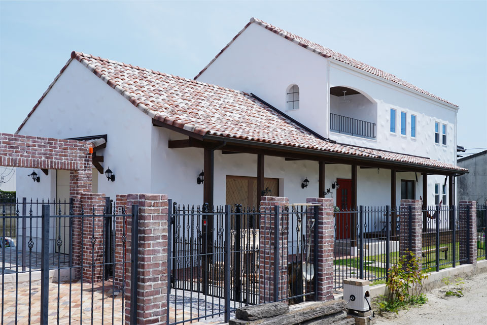 趣味を愉しむ、南欧スタイルの家