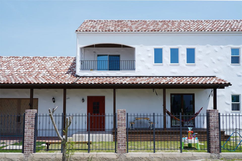 趣味を愉しむ、南欧スタイルの家