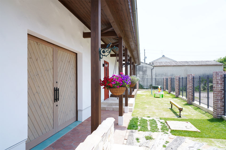 趣味を愉しむ、南欧スタイルの家