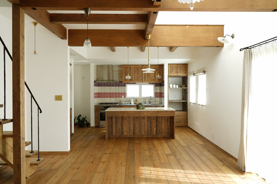 趣味を愉しむ、南欧スタイルの家