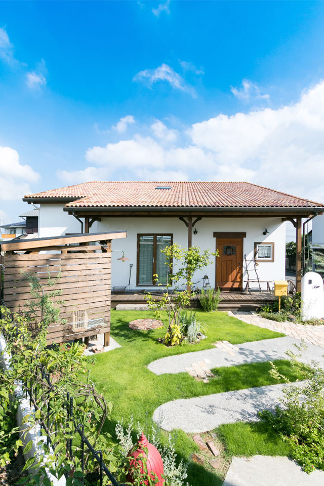 DIYとアンティークを愉しむ家