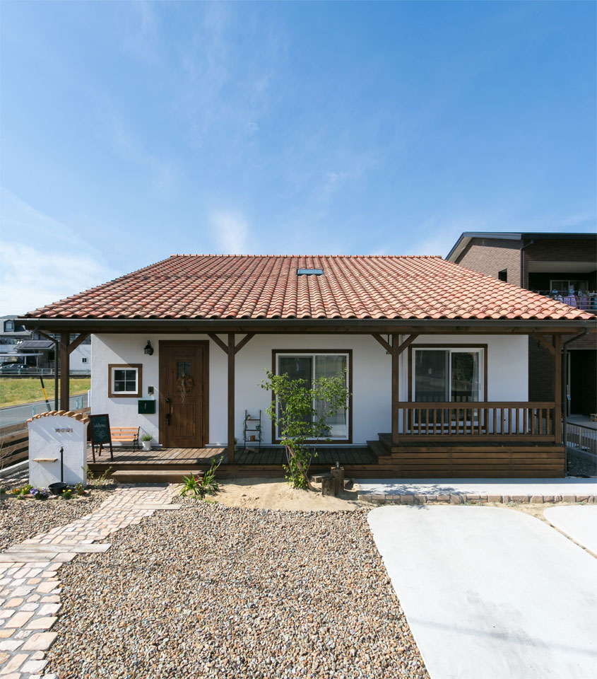 中二階のある遊び心たっぷりの家