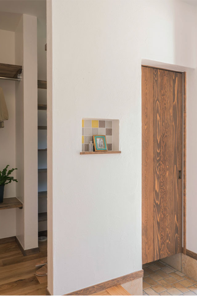 2つの吹抜けのある家