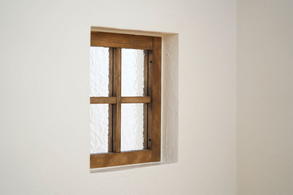 2つの吹抜けのある家