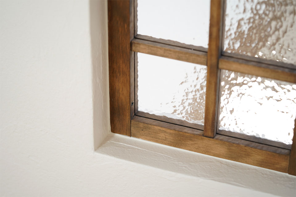 2つの吹抜けのある家