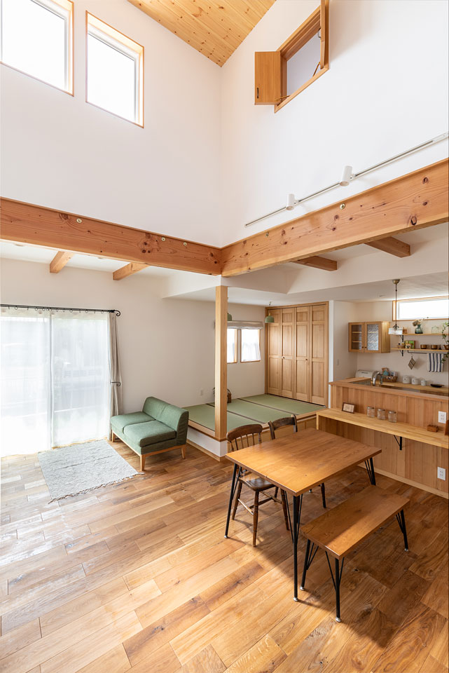 動線にこだわりのあるかわいい家