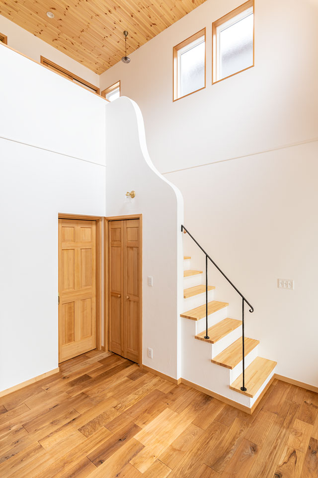 動線にこだわりのあるかわいい家