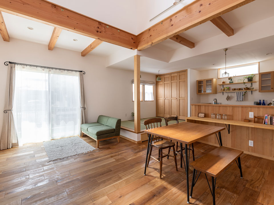 動線にこだわりのあるかわいい家