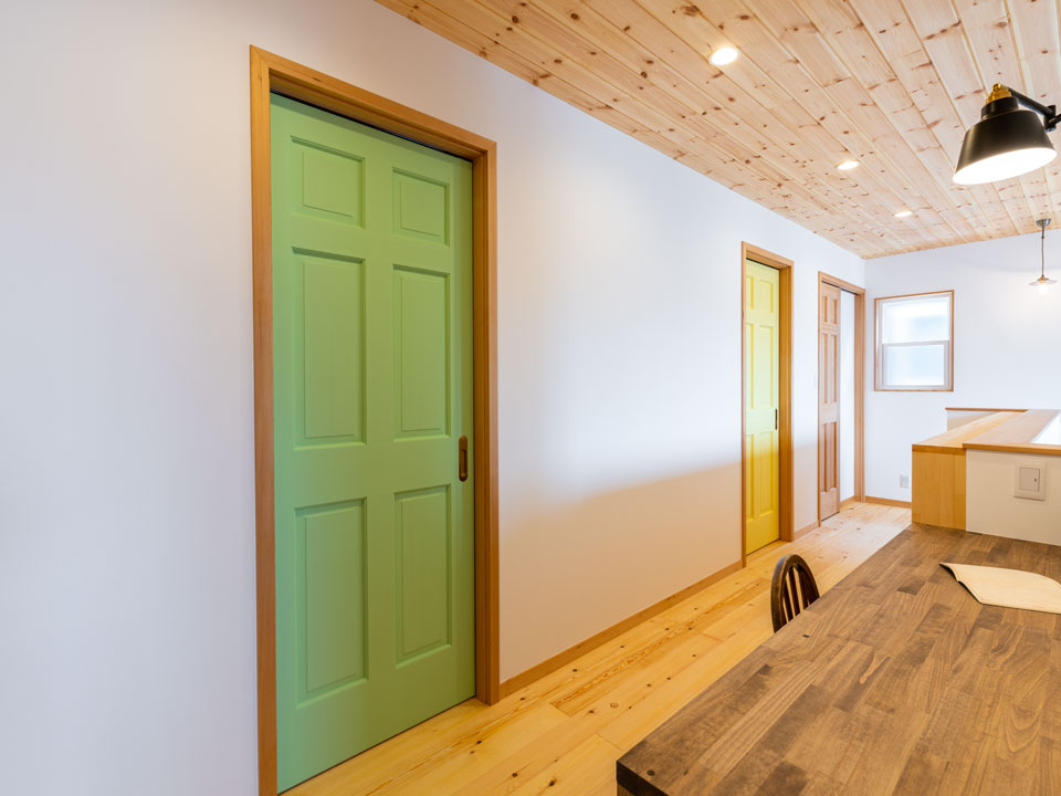 動線にこだわりのあるかわいい家