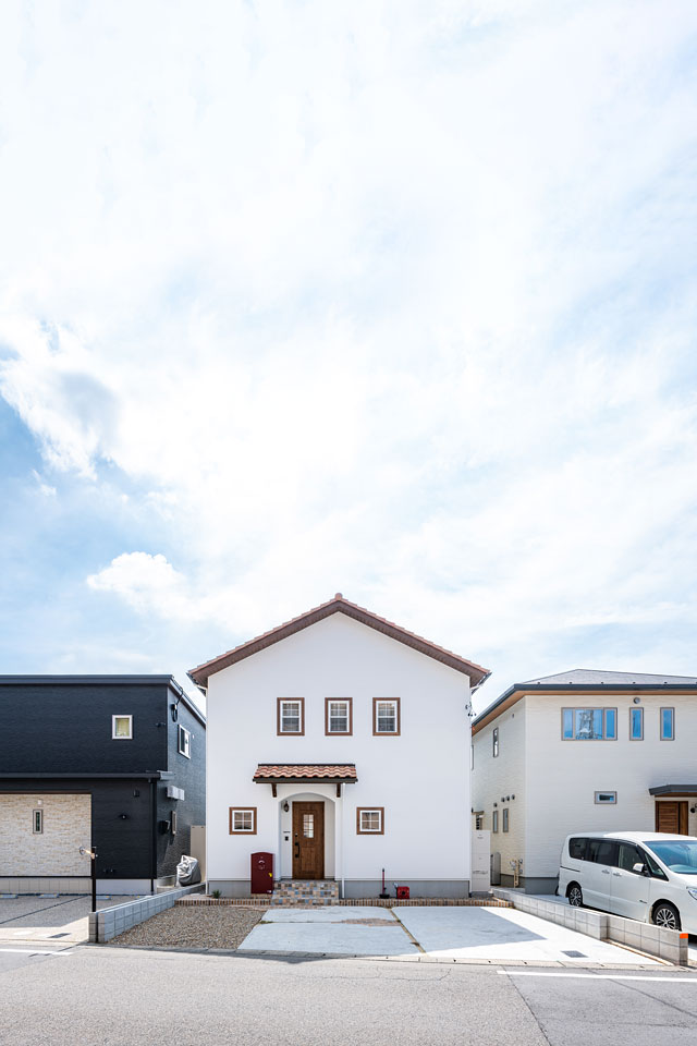 動線にこだわりのあるかわいい家