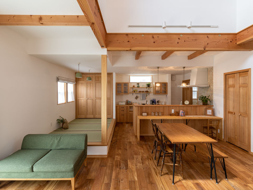 動線にこだわりのあるかわいい家