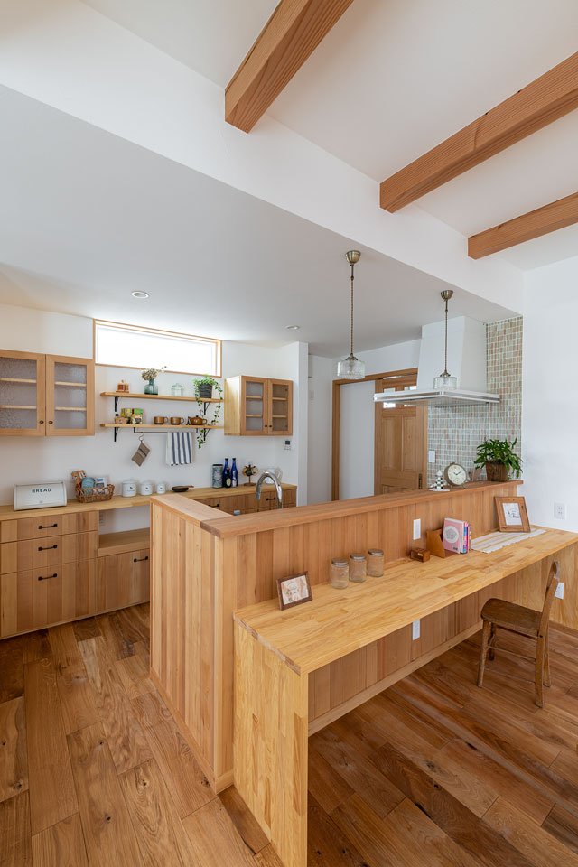 動線にこだわりのあるかわいい家