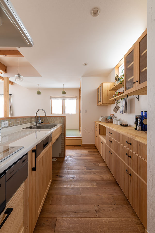 動線にこだわりのあるかわいい家