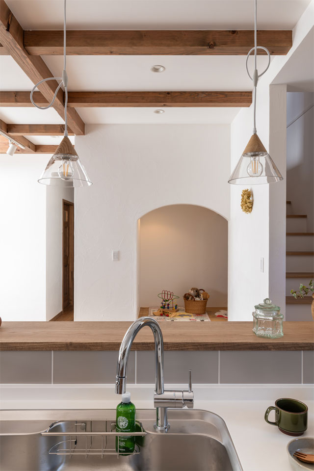 ママの理想の暮らしを詰め込んだ家