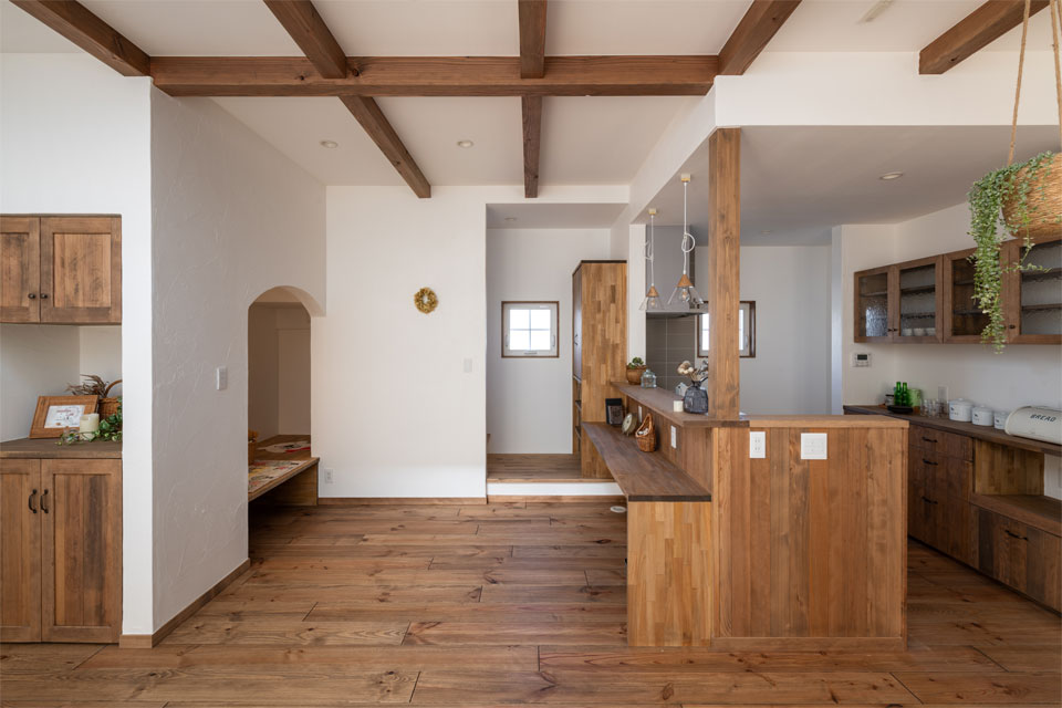 ママの理想の暮らしを詰め込んだ家