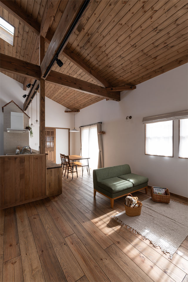 ディテールにこだわりのある家