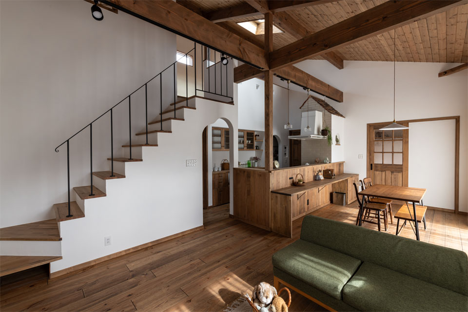 ディテールにこだわりのある家