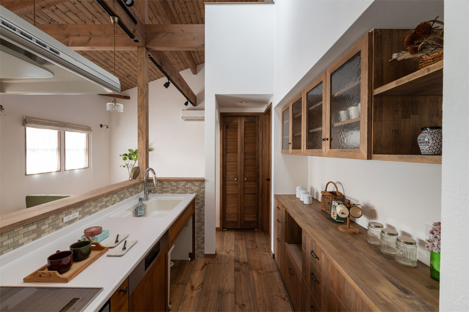 ディテールにこだわりのある家