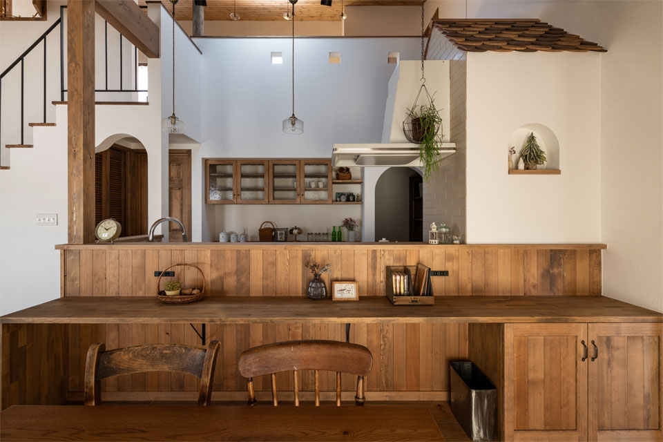 ディテールにこだわりのある家