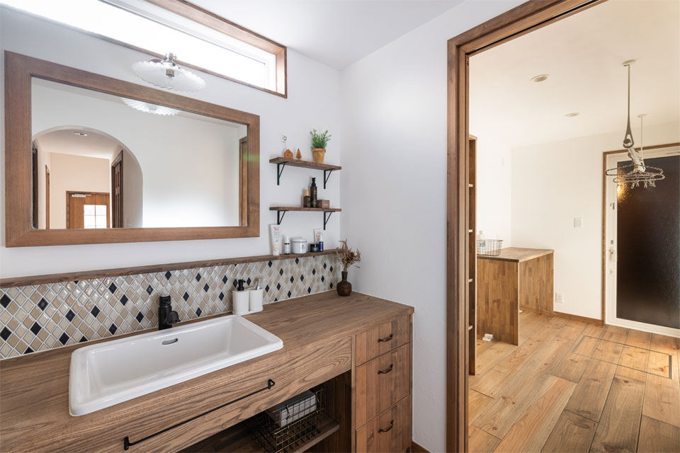 ディテールにこだわりのある家