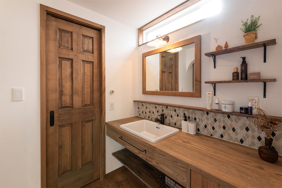 ディテールにこだわりのある家