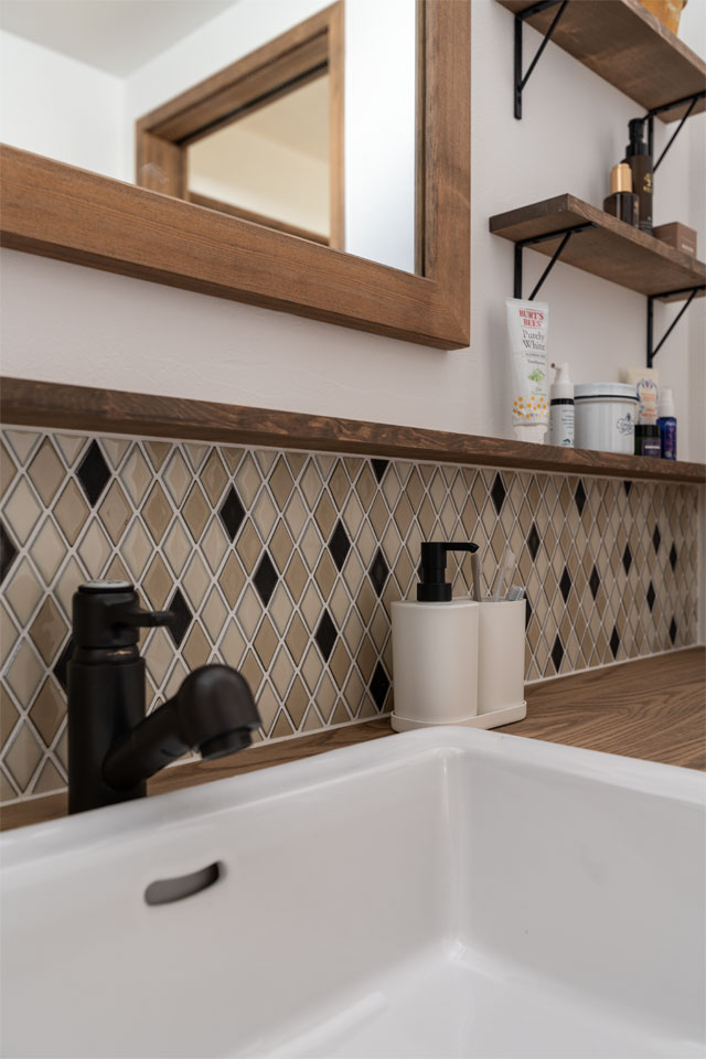 ディテールにこだわりのある家