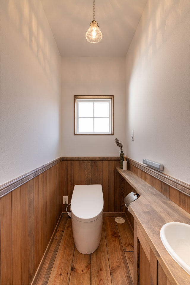 ディテールにこだわりのある家