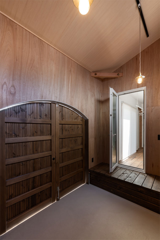 ディテールにこだわりのある家