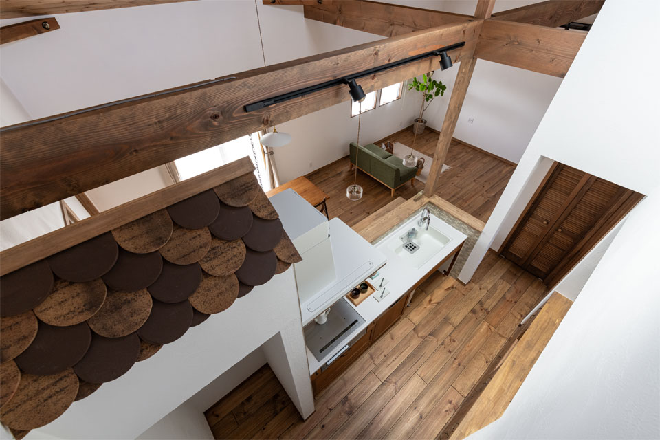 ディテールにこだわりのある家