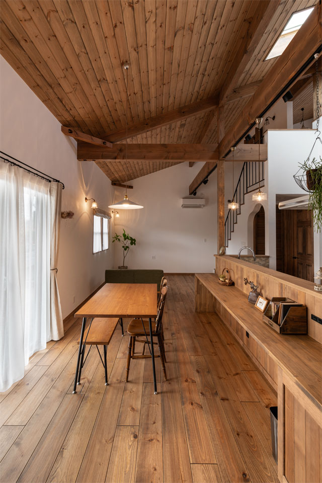 ディテールにこだわりのある家