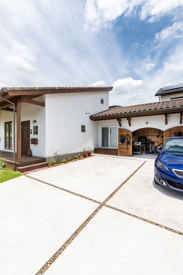 ディテールにこだわりのある家