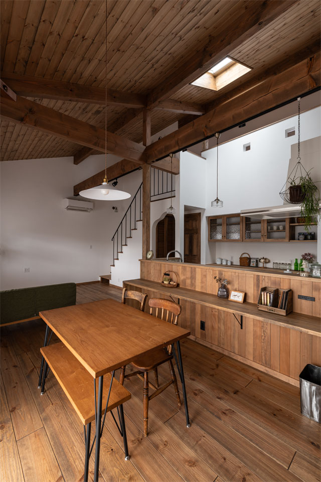 ディテールにこだわりのある家