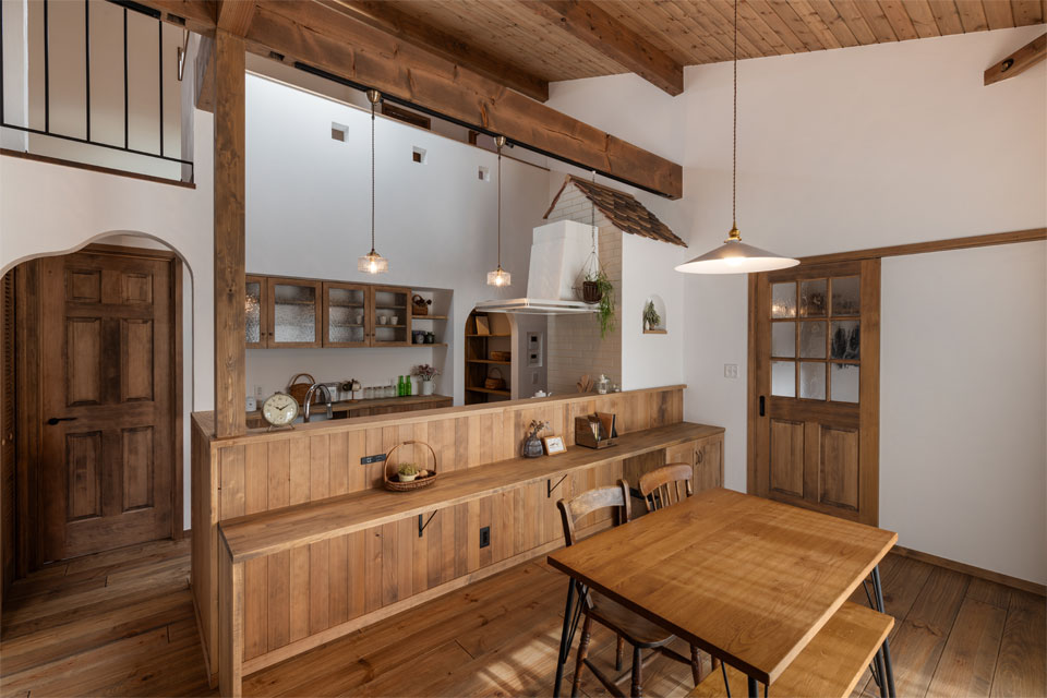 ディテールにこだわりのある家