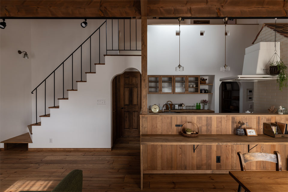 ディテールにこだわりのある家