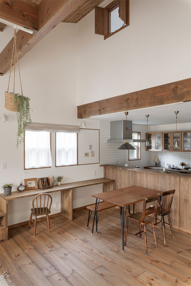 ママのワークスペースがある家