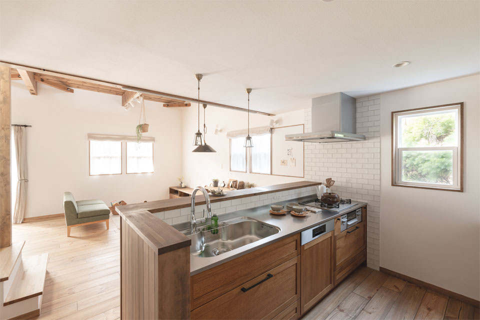 ママのワークスペースがある家